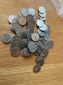 Irish 5p Coins x90