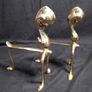 Brass Fireside Dogs Image 2