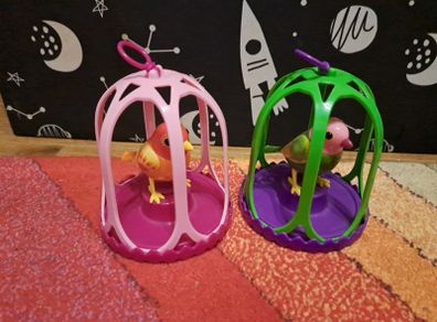 Singing bird in a cage