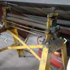 Sheet metal roller