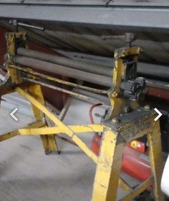 Sheet metal roller