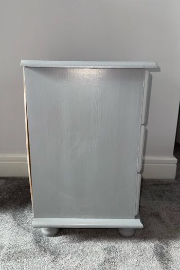 Solid Wood 3 Drawer Bedside Locker