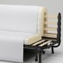 IKEA Lycksele 2 seat sofa bed blue corduroy Image 2