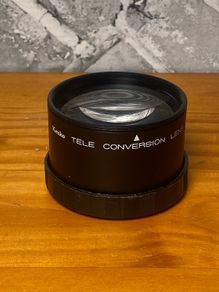 Kenko Twin Conversion Video Camera Lens Wide x0.7/Tele x1.45 w/46mm Mounting Ring Made in Japan