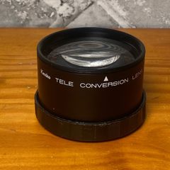 Kenko Twin Conversion Video Camera Lens Wide x0.7/Tele x1.45 w/46mm Mounting Ring Made in Japan