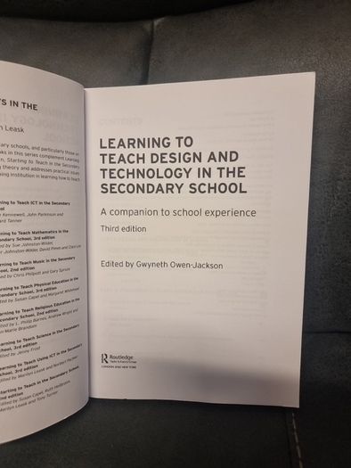 Learning to Teach Design and Technology in the Secondary School: A companion to school experience (Learning to Teach Subjects in the Secondary School