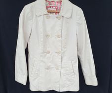 Per Una lightweight beige dble breasted jacket
