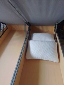 bedframe with mattress