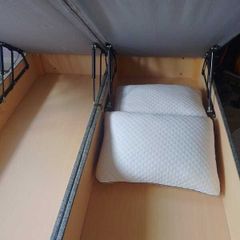 bedframe with mattress