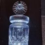 Vintage Waterford Crystal Lismore Mustard Pot / Condiment Jar with Notched Lid Image 4