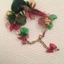 Venetian Dreams Bracelet Leaf, Crystal, Glass, Chiffon Charms Image 6