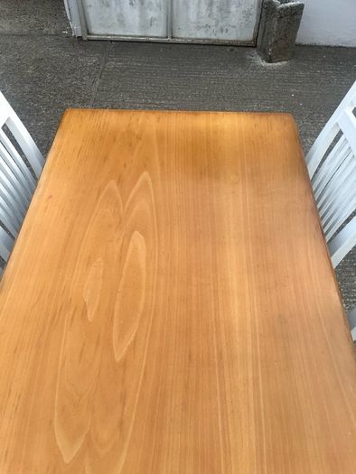 Solid Oak Table + 4 Chairs