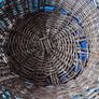 Large vintage wicker log basket Image 5