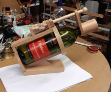 Tantalus  wooden combination lock