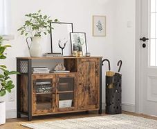 Sideboard Kitchen Cabinet Storage Cabinet with 3 Doors for Living Room Kitchen Dining Room 110 x 33 x 75 cm