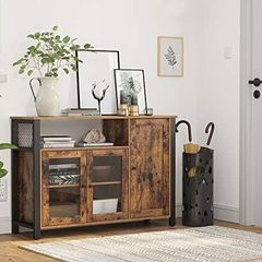 Sideboard Kitchen Cabinet Storage Cabinet with 3 Doors for Living Room Kitchen Dining Room 110 x 33 x 75 cm