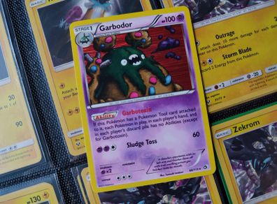 Garbodor ! Holo Rare ! from Legendary Treasures Set ! 2013 ! Pokemon Card !