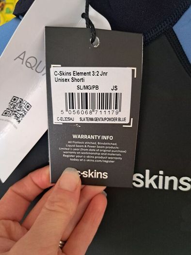 Brand new Wetsuit C Skins with tags attached