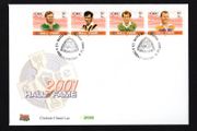 2001 Ireland GAA Hall of Fame (Padraic Carney, Frank Cummins, Jack O'Shea &amp; Nicky Rackard) Commemorative Stamp An Post First Day Cover (FDC)