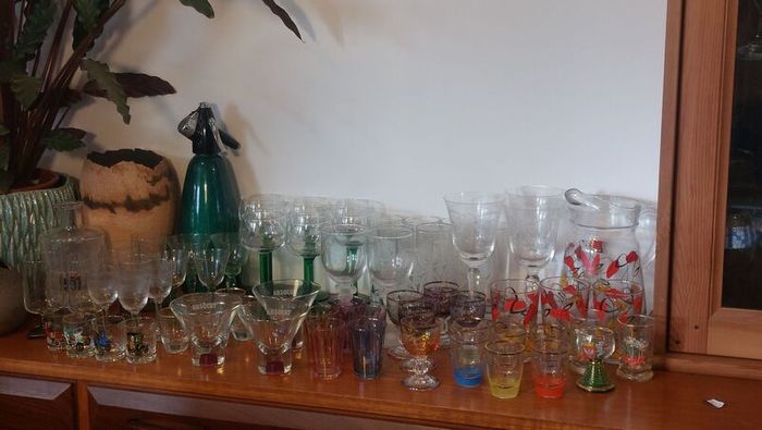 Fair Warning! Contents of my Glassware Cabinet are Being Photographed and Will be For Sale Shortly!!