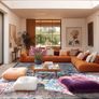 Square Rug Vibrant Turkish   200 x 200 cm Image 4