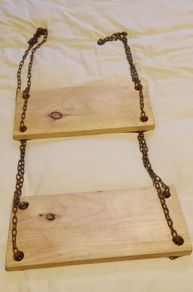 2 Sets of Industrial style shelves