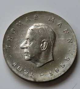 Thomas Mann rare 5 Mark 1975 East Germany DDR
