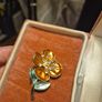 Vintage Brooch Flower Image 7