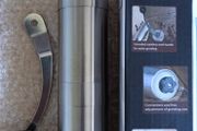 Stainless steel ,manual coffee grinder.Excellent quality, new.