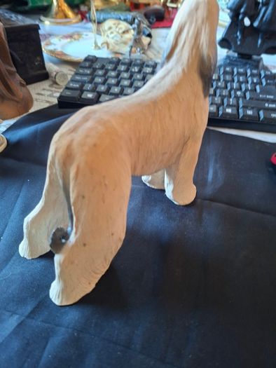 Beautiful Old Afghan Hound figurine, Postage Available or collection