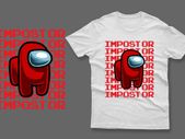 Red impostor among us t-shirt impostor t-shirt