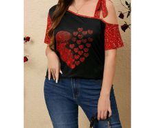 Fabulous Top with Asymmetrical Neckline size 20