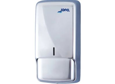 Soap dispenser with a capacity of 0.85 L made of high-gloss steel