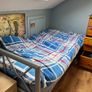 Metal single bed with mattress Image 2