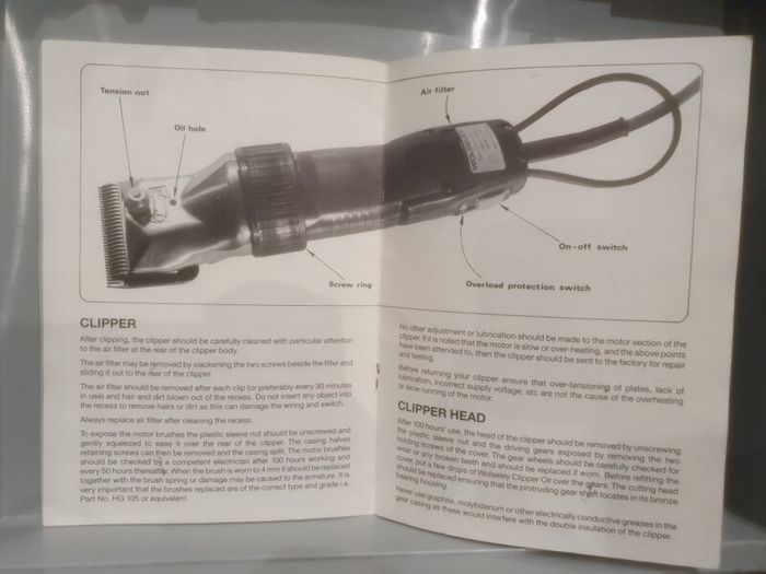 Harrier Horse/Cattle Electric Clippers