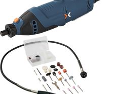 Corded Rotary Power Tool & Accessories Kit for DIY Repairs, Hobbies & Craftwork. Precision & Fine Drilling Cutting, Trimming, Grinding & Sanding. Supplied with Dremel Compatible Bits