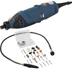 Corded Rotary Power Tool & Accessories Kit for DIY Repairs, Hobbies & Craftwork. Precision & Fine Drilling Cutting, Trimming, Grinding & Sanding. Supplied with Dremel Compatible Bits