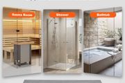 Shower Curb Kit, 1219x1828mm Shower Pan Kit with 160mm Central Drain, Lightweight EPS Shower Installation Kits with 2 Waterproof Cloths, Shower Pan Slope Sticks Fit for Bathroom