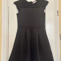 Girls Black Lipsy Dress size 13