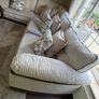 Great Condition Beige L Shape Sofa & Matching Armchair Image 3