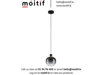 Mari Pendant Light - Black/Brass