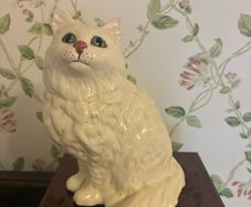 Beswick England Porcelain Persian Cat Figurine, Model 1867
