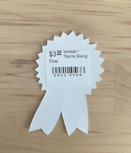 Youre Doing Fine Sticker New