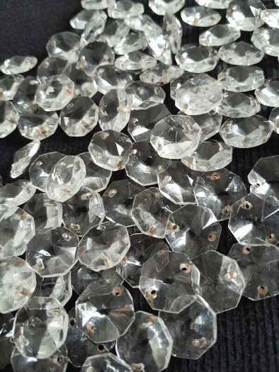 Lot of Crystal Chandelier Beads