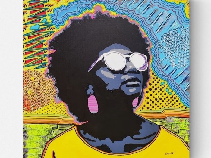 Original hand paint picture, painting by Strzala