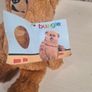 Rainbow BUNGLE soft toy teddy plush bean toy beanie Tagged vintage Image 6