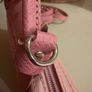 pink Longchamp Le Pliage mini top-handle bag with a detachable shoulder strap Image 7