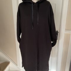 dress black hooded sweatshirt size small oversized fit up to size 14