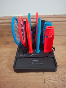 Nintendo Switch Sports accessories bundle with organiser station