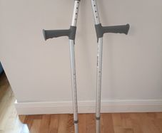 Adjustable Adult Crutches  Walking Aid Like New